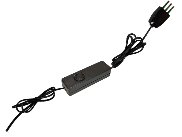 3 Pezzi Dimmer Rotativo PWM Per LED 12V-24V, 30A 144W, Con Ingresso 12-24V DC, Regolazione Luminosità 0-100%, Impermeabile IP65, Guscio In Ferro, Nero